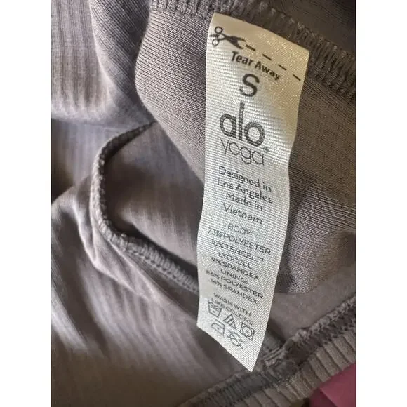 Alo Yoga Ribbed Insight Tank Purple Dusk Women's Size Small - Picture 12 of 14